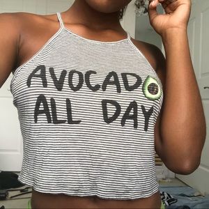 ‘Avocado’ Graphic Tee - Charlotte Russe
